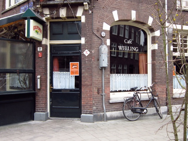 Ingang van café Welling